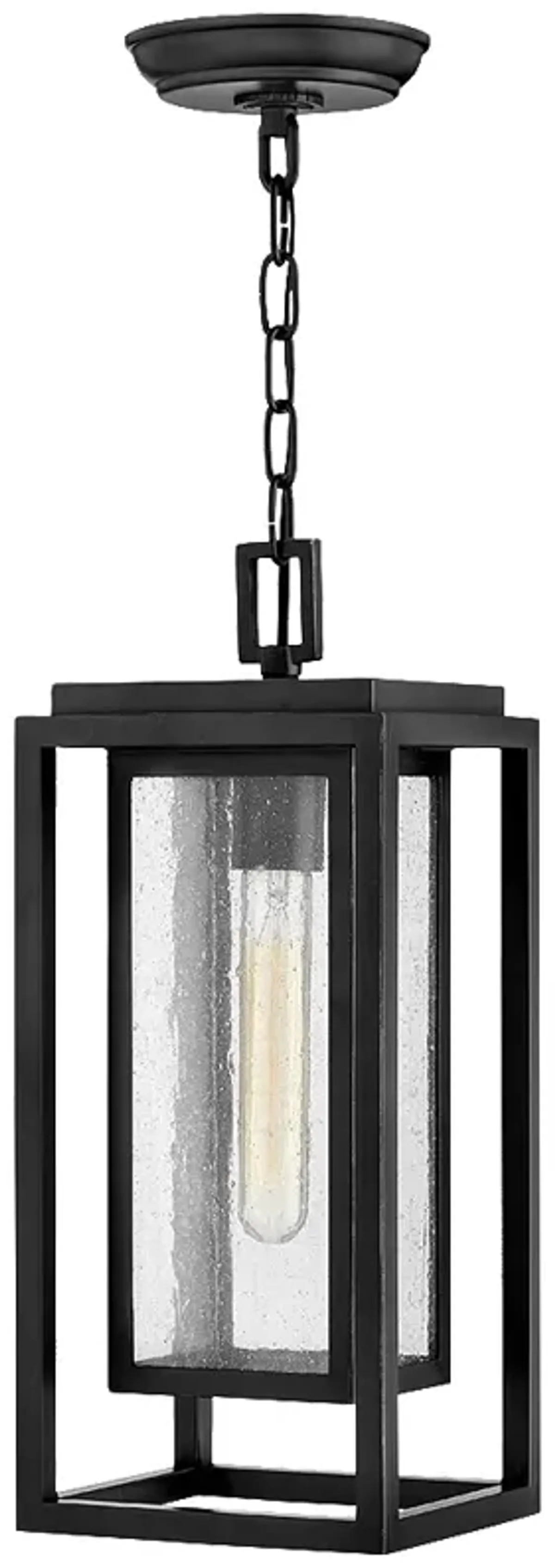 Hinkley Republic 16 3/4"H Black LED Outdoor Hanging Light