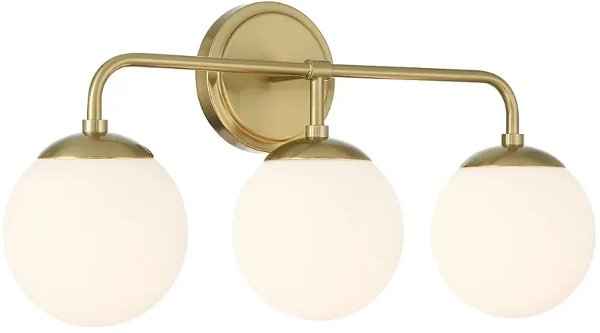 3 Light Gold Bathroom Vanity