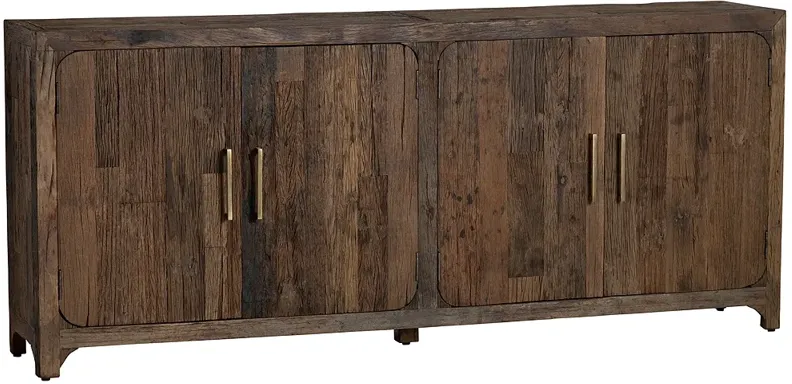 Crestview Collection Hickory Ridge Wooden Four-Door Sideboard