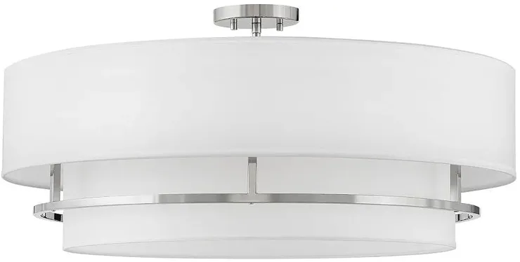 Hinkley - Foyer Graham Extra Large Convertible Semi-flush Mount- Nickel