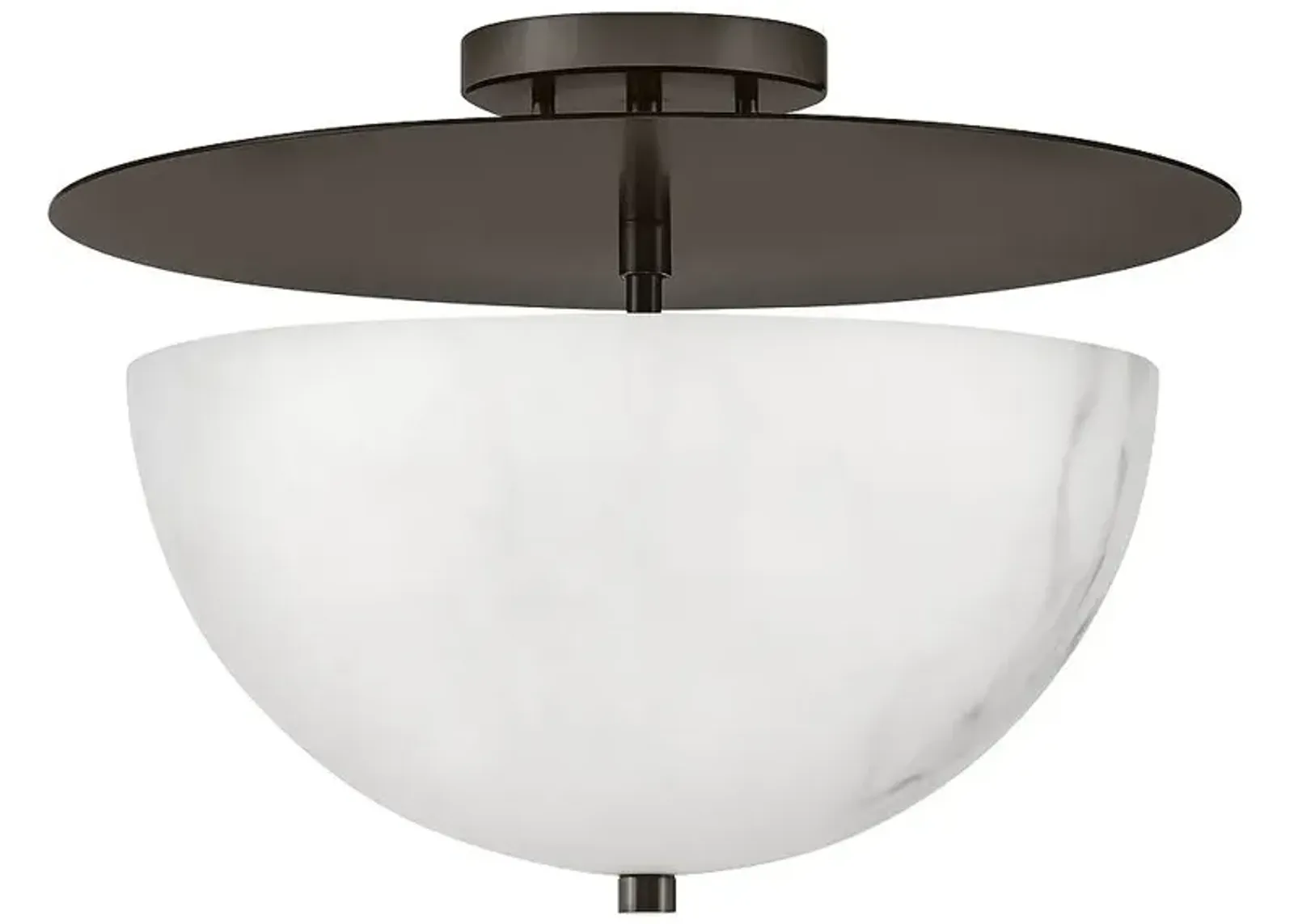 Hinkley - Foyer Inez Medium Semi-Flush Mount- Black Oxide