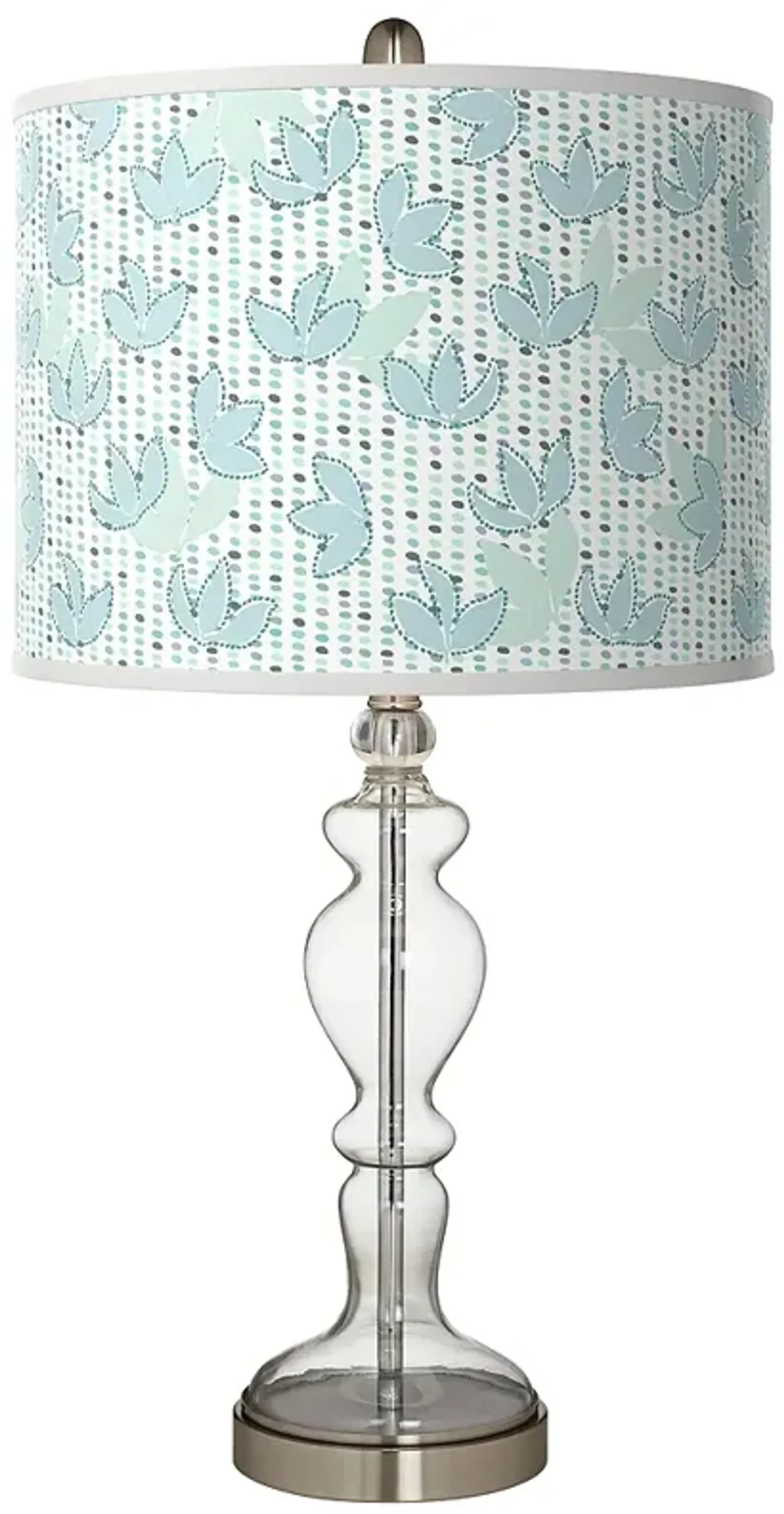 Giclee Glow Apothecary 28" Spring Shade Clear Glass Table Lamp