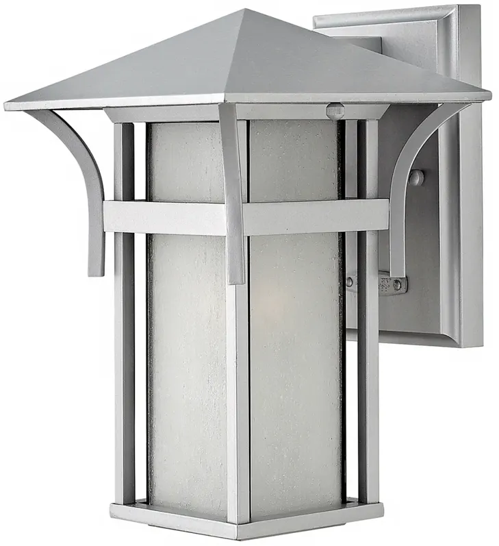 Hinkley Harbor 10 1/2" High Titanium Silver Finish Outdoor Wall Light