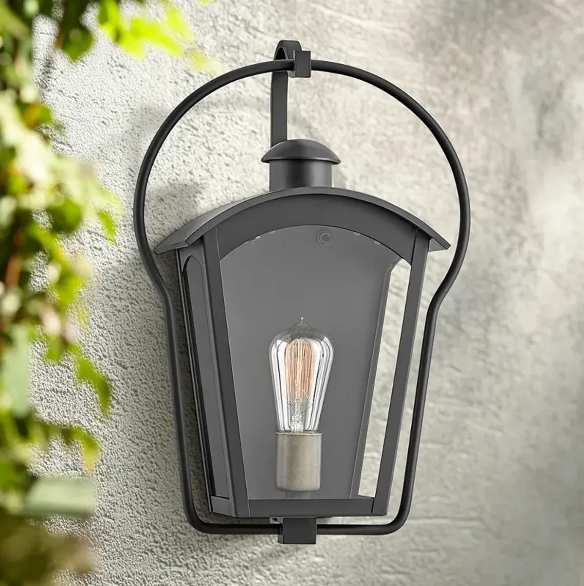 Hinkley Yale 17 3/4" High Black Outdoor Wall Light