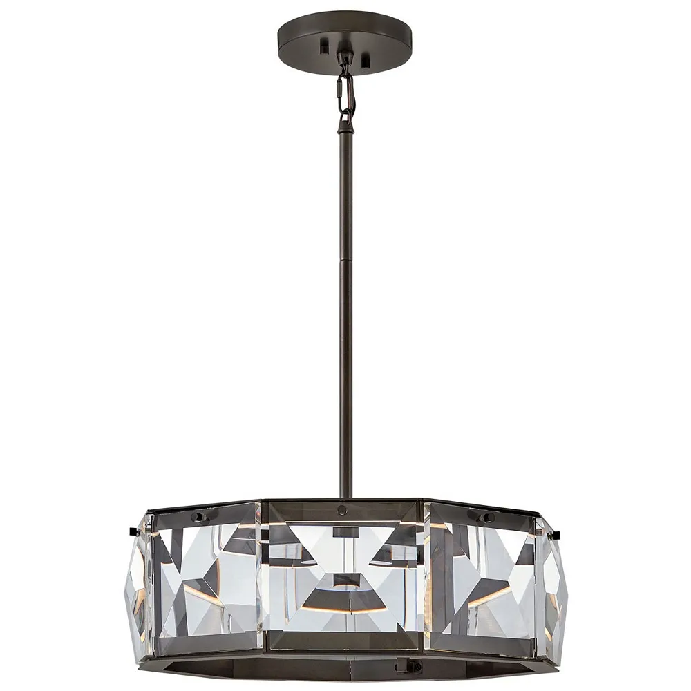 Hinkley - Foyer Jolie Medium LED Convertible Semi-flush Mount- Black Oxide