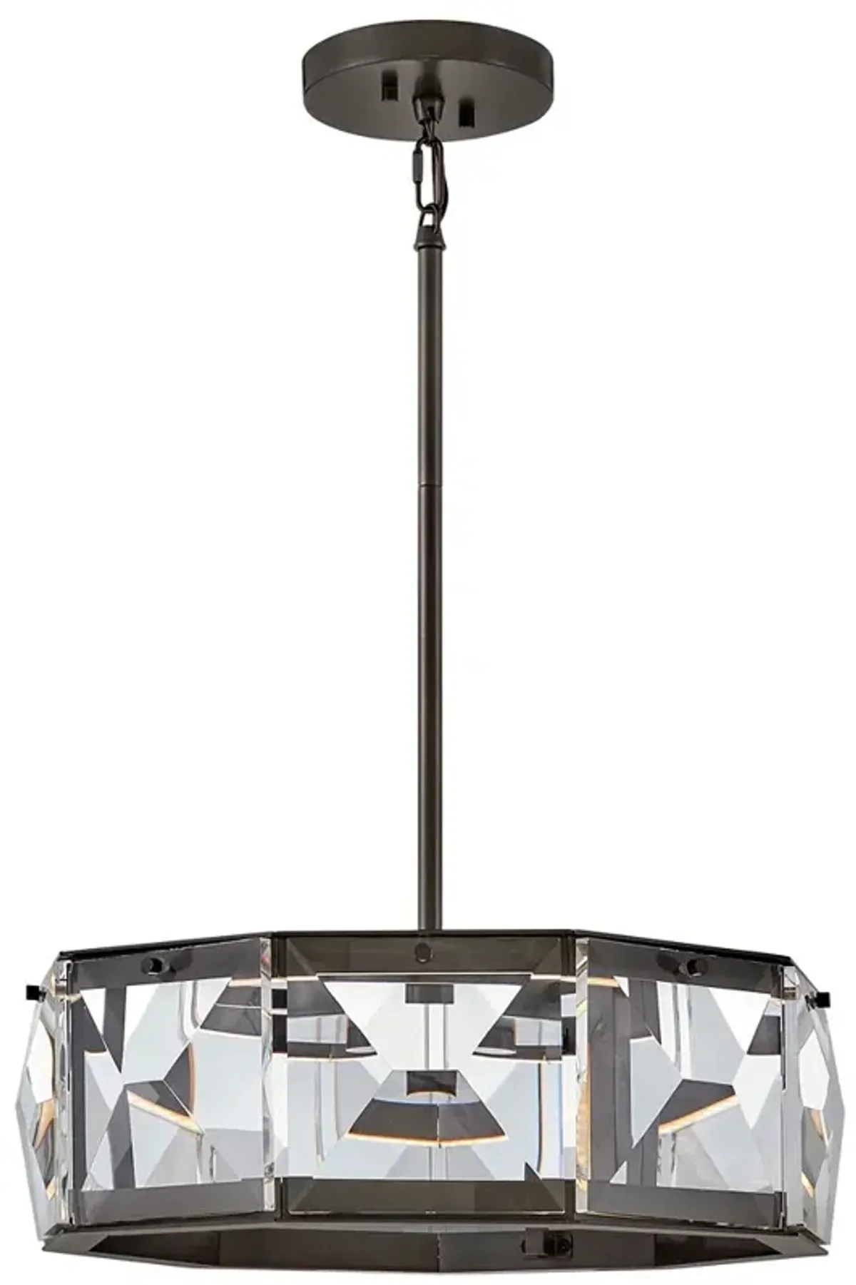 Hinkley Jolie 19 1/2" Wide Black Oxide LED Ceiling Light