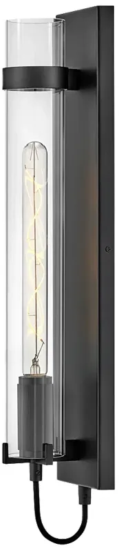 Hinkley Ryden 24" High Black Steel LED Wall Sconce