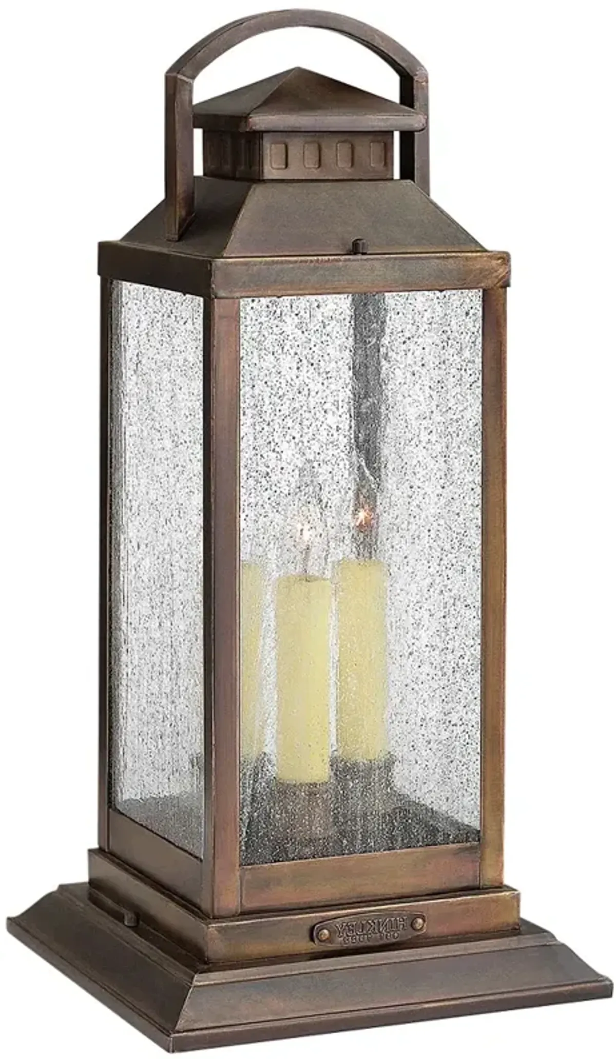 Hinkley Revere 20 1/4" High 3-Light Solid Brass Outdoor Post Light