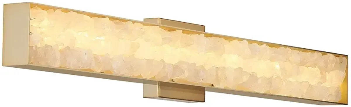 Minka Lavery Divinely 1-Light LED 32-inch Celeste Brass Vanity Light