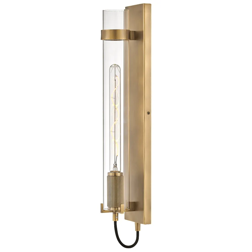 Sconce Ryden-Tall Single Light Sconce-Heritage Brass