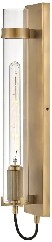 Sconce Ryden-Tall Single Light Sconce-Heritage Brass