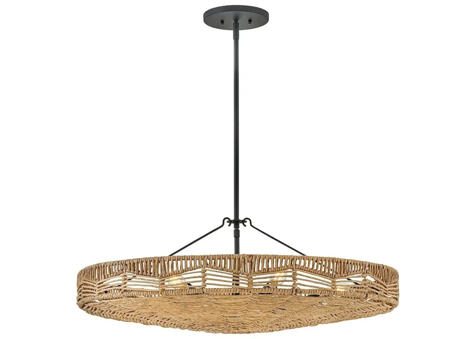 Hinkley - Foyer Ophelia Medium Single Tier Pendant- Black