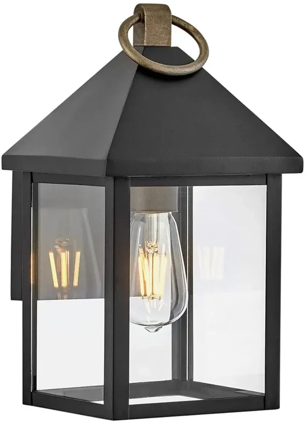 Lark Rhett Outdoor Small Wall Mount 13" Black