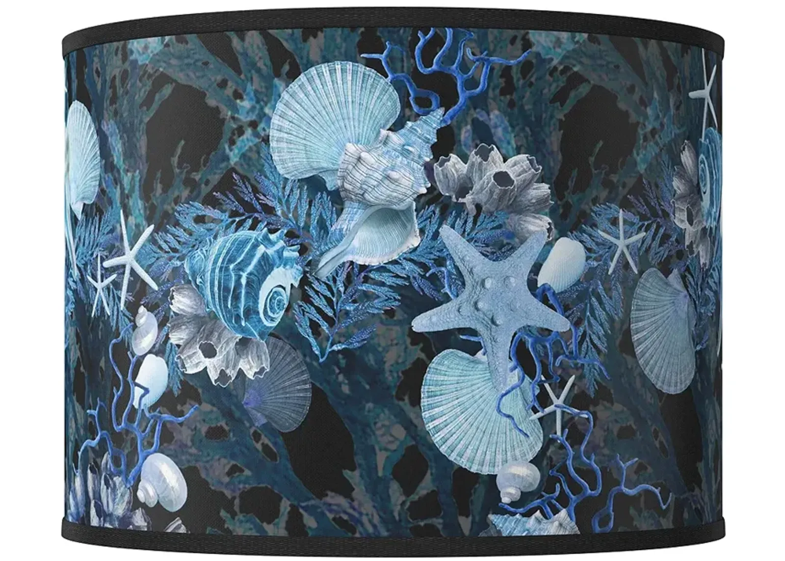 Blue Seas Giclee Lamp Shade 13.5x13.5x10 (Spider)