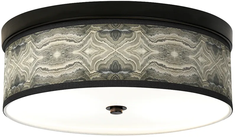Sprouting Marble Giclee Energy Efficient Bronze Ceiling Light