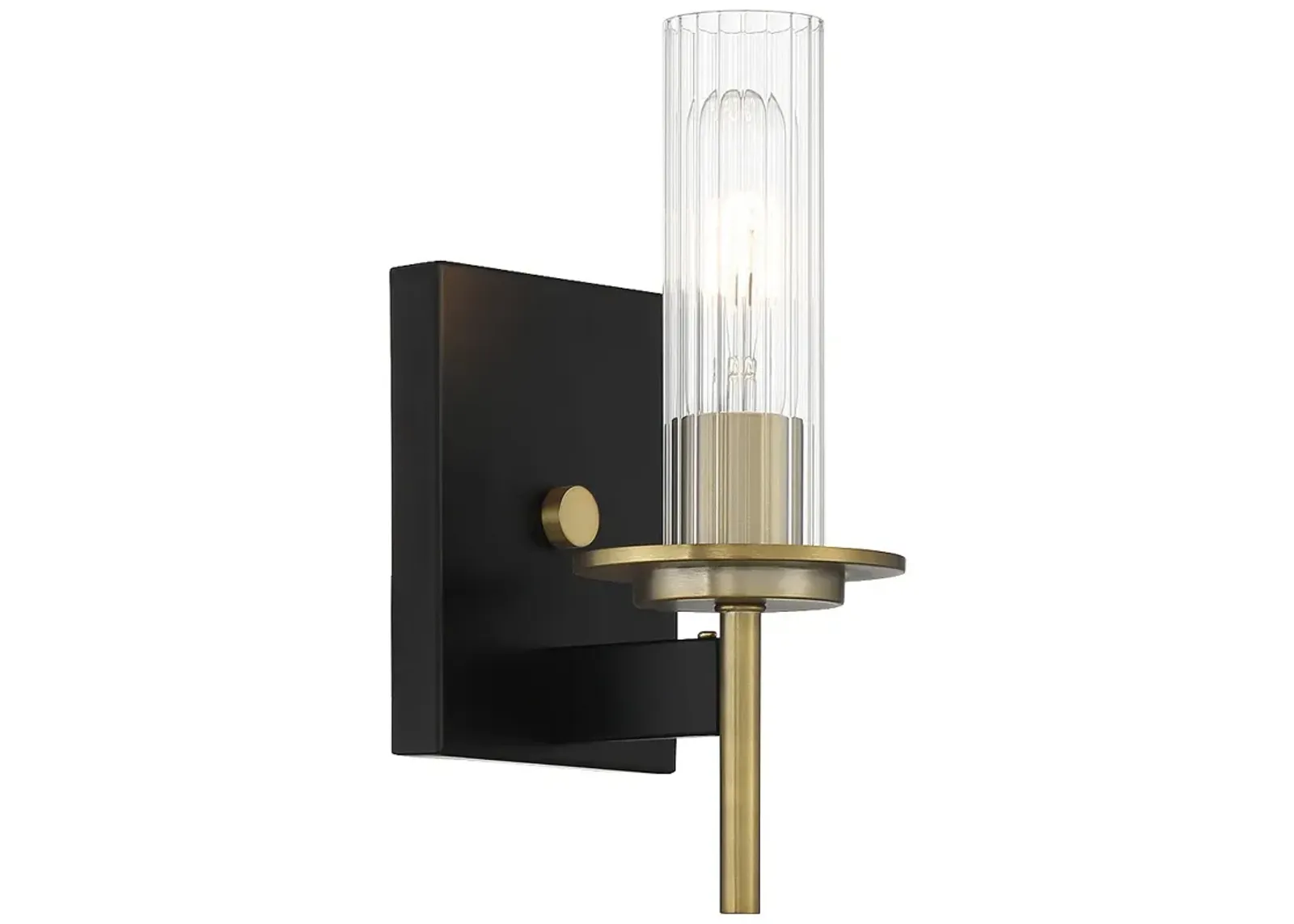 Minka-Lavery  Baldwin Park 1-Lght Coal and Soft Brass Bath Light