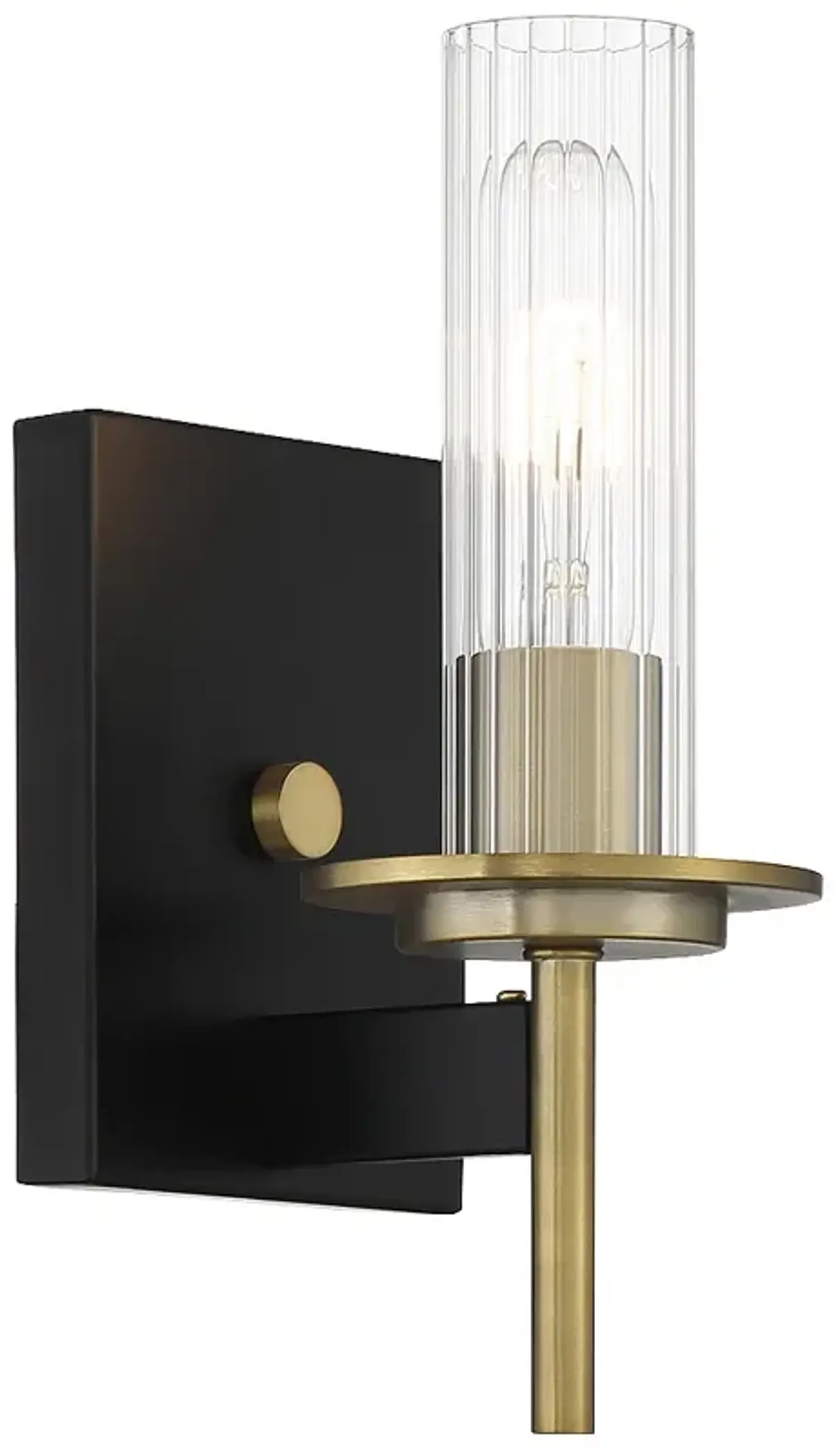 Minka-Lavery  Baldwin Park 1-Lght Coal and Soft Brass Bath Light