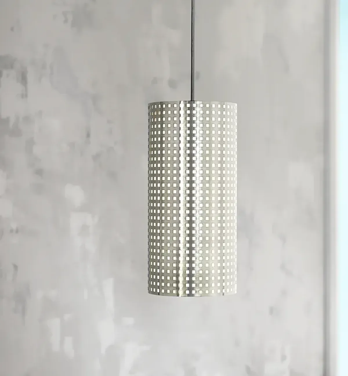 George Kovacs Grid Collection 6"W Perforated Mini Pendant