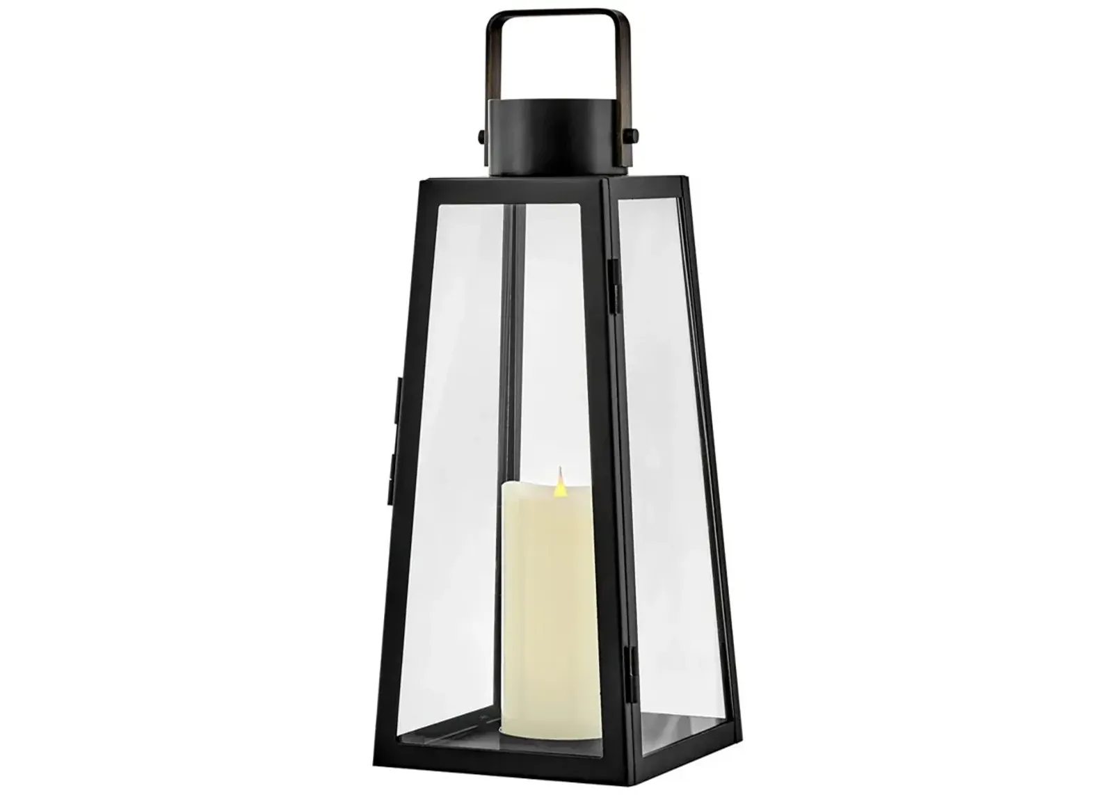 LARK HUGH Medium Decorative Lantern Black