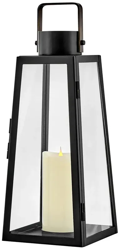 LARK HUGH Medium Decorative Lantern Black