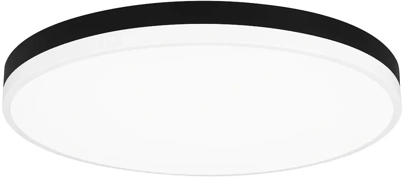 Weldin Integrated LED Matte Black White Flush Mount