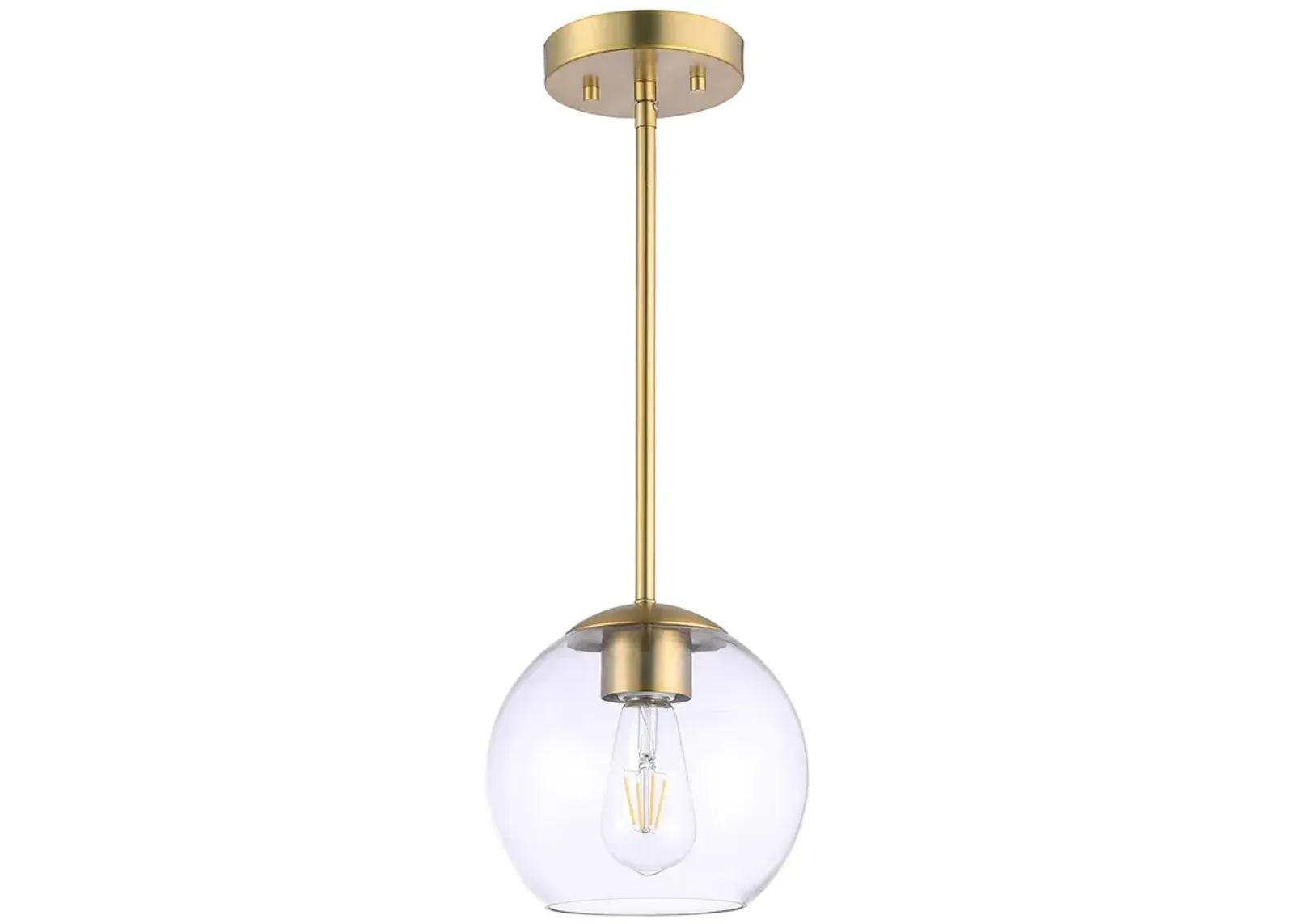 Minka-Lavery  Auresa 1-Light Soft Brass Mini-Pendant