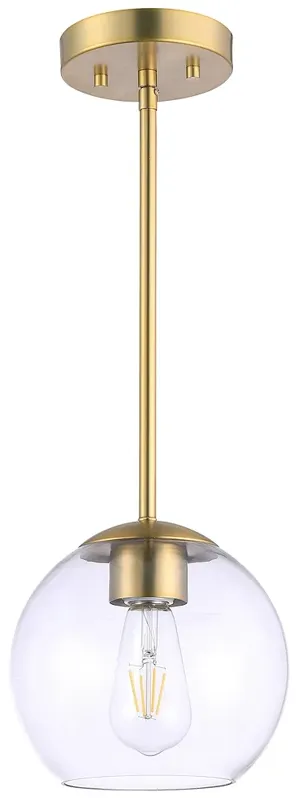 Minka-Lavery  Auresa 1-Light Soft Brass Mini-Pendant