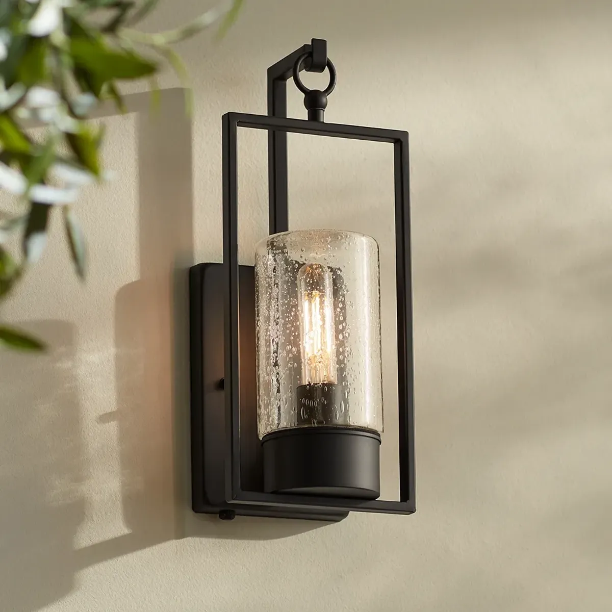 Nordvik 15" High Black Outdoor Wall Light