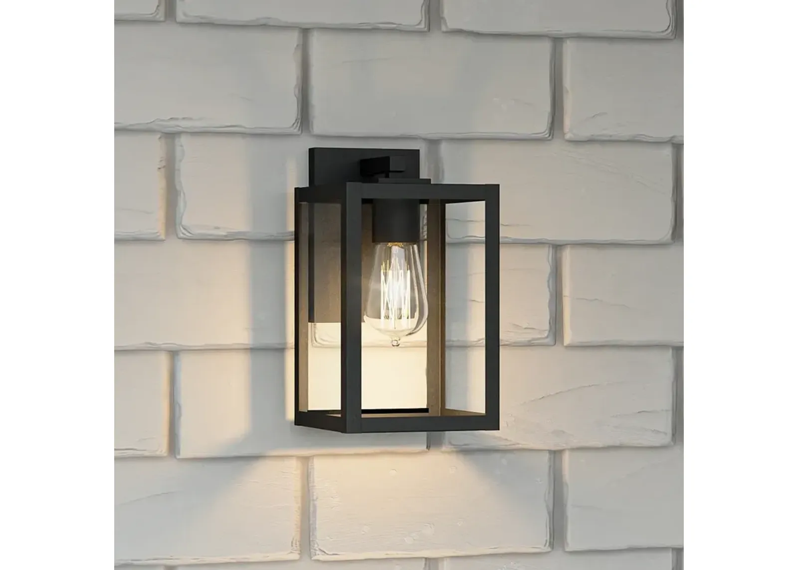 Westover 1-Light Earth Black Outdoor Lantern