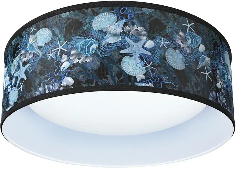 Eco-Star Blue Seas 14"W LED Circular White Ceiling Light