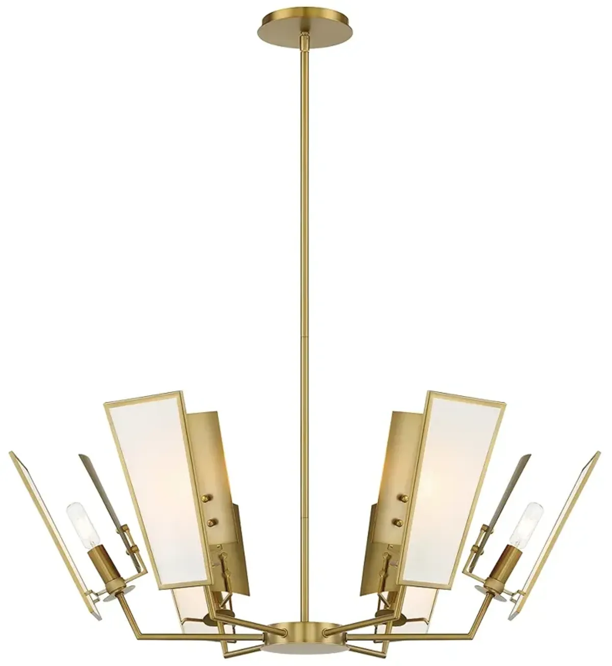 Minka-Lavery  Ricochet 6-Light Soft Brass Chandelier