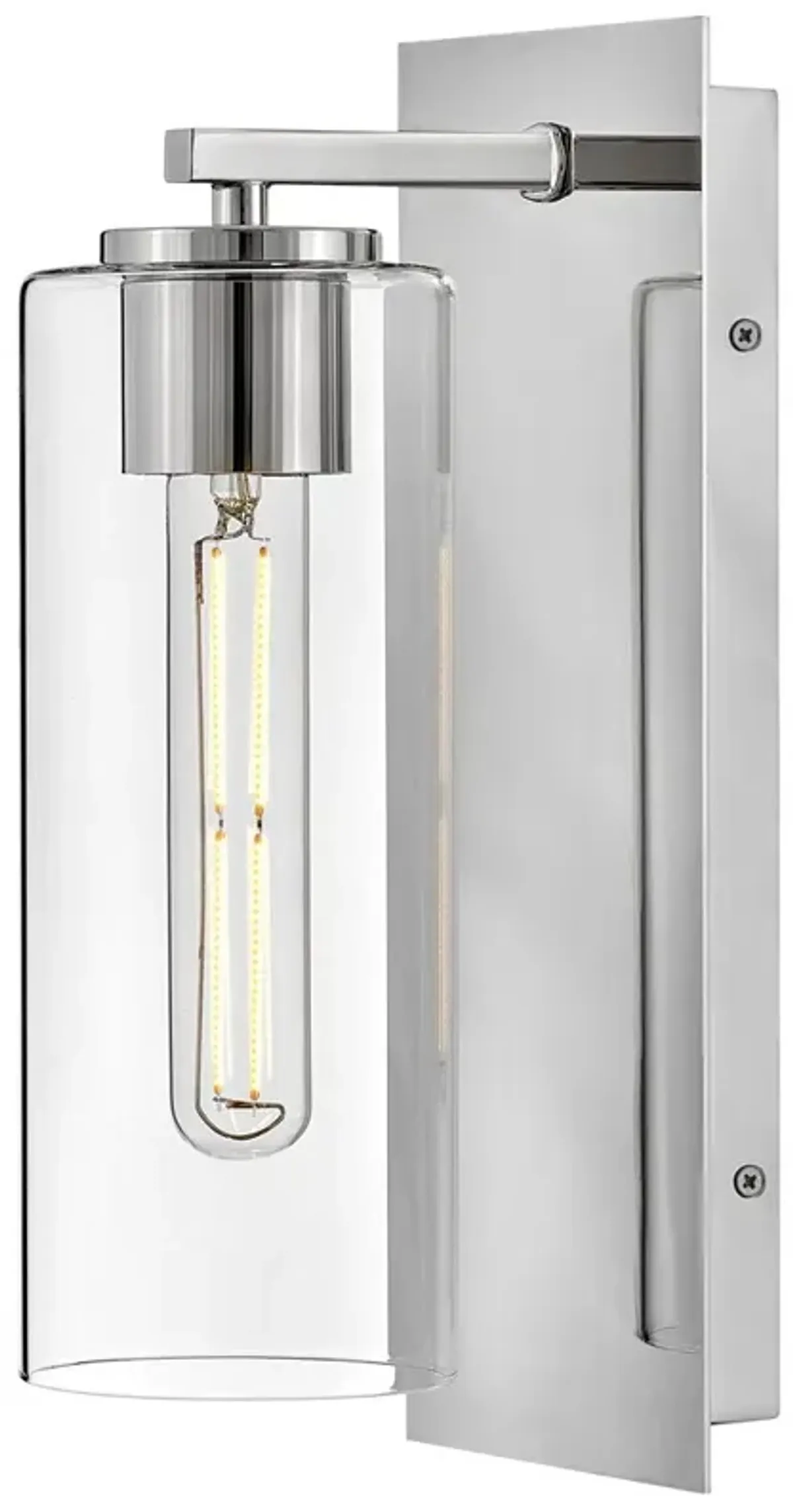 LARK LANE Single Light Sconce Polished Nickel