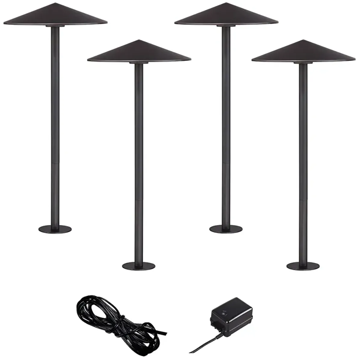 Kobe Bronze 6-Piece Outdoor LED Landscape Lighting Set