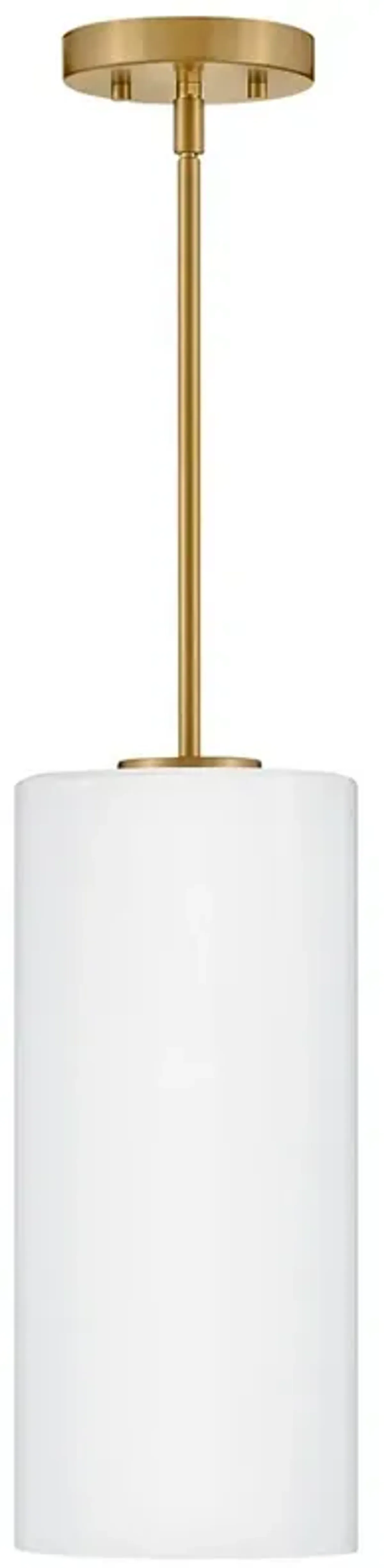 Lark Lane Extra Small Single Light Pendant 7" Lacquered Brass