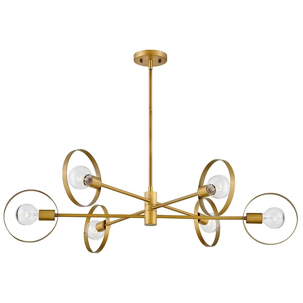 Desi 42" Wide Brass Foyer Chandelier by Hinkley Lighting