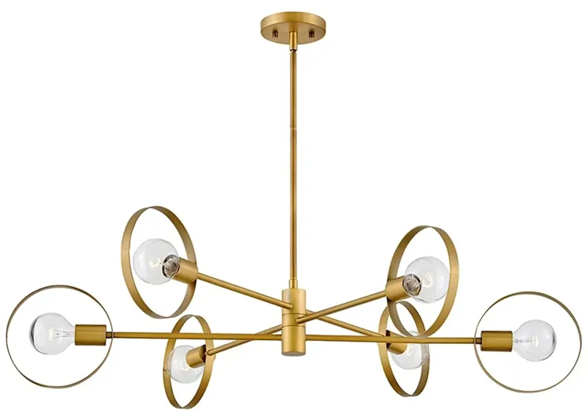 Desi 42" Wide Brass Foyer Chandelier by Hinkley Lighting