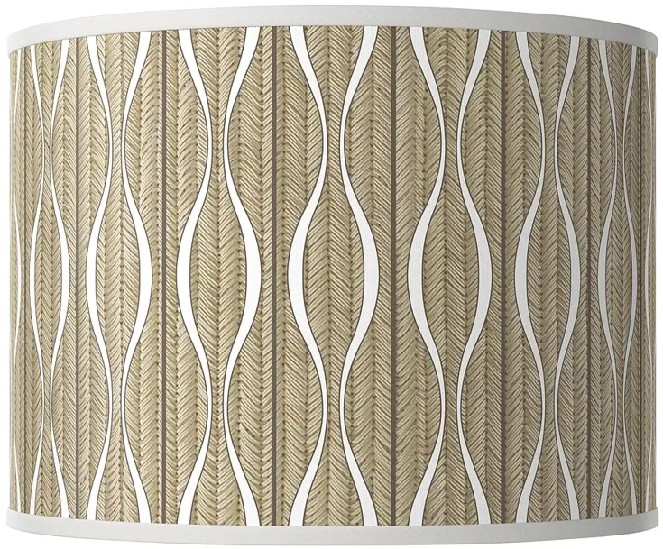 Swell Modern Geometric Giclee Glow Lamp Shade 13.5x13.5x10 (Spider)