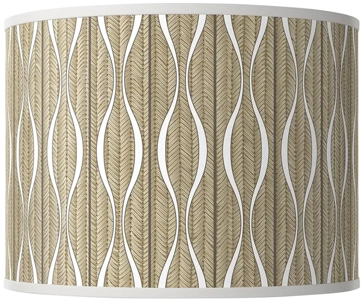 Swell Modern Geometric Giclee Glow Lamp Shade 13.5x13.5x10 (Spider)