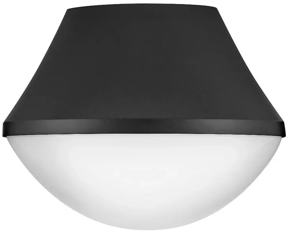 Hinkley Lark Haddie 11" Wide Small Modern Black Finish Flush Mount