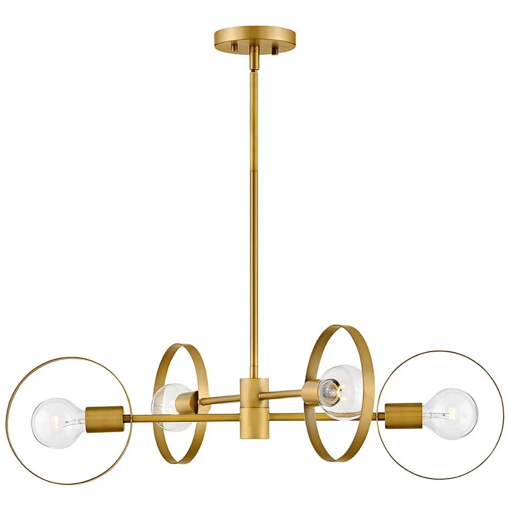 Desi 30" Wide Brass Foyer Chandelier by Hinkley Lighting