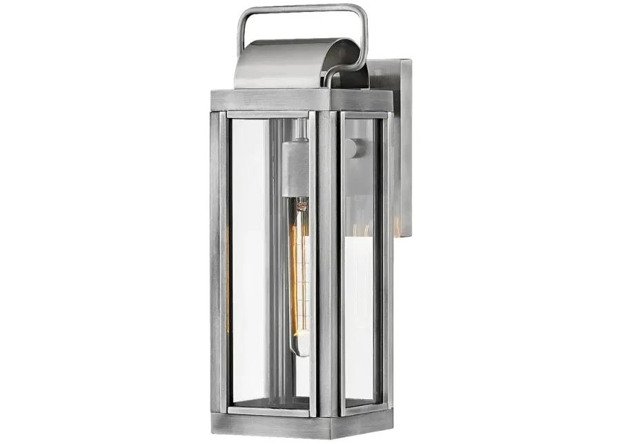 Sag Harbor 16 1/4"H Brushed Aluminum 5W Outdoor Wall Light