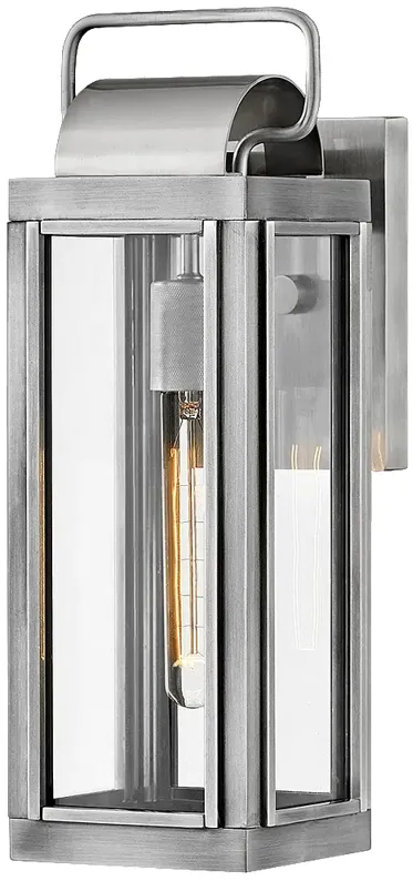 Sag Harbor 16 1/4"H Brushed Aluminum 5W Outdoor Wall Light