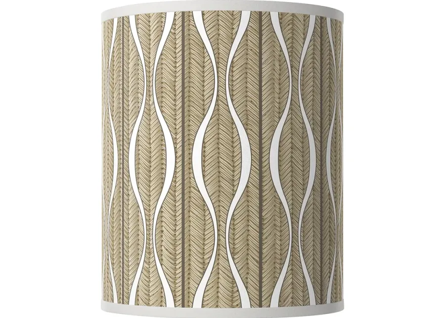 Swell Giclee Print Modern Drum Lamp Shade 10x10x12 (Spider)