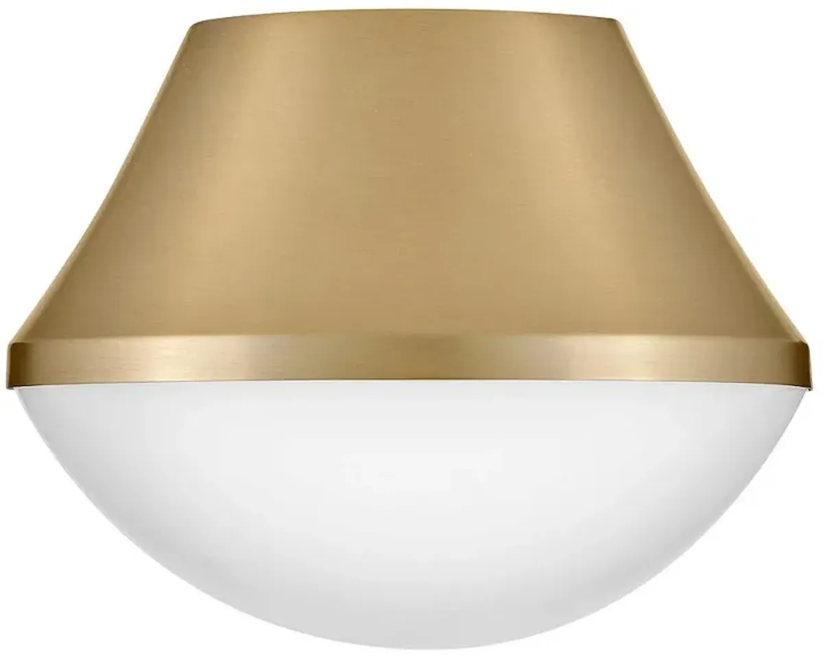 LARK HADDIE Small Flush Mount Lacquered Brass