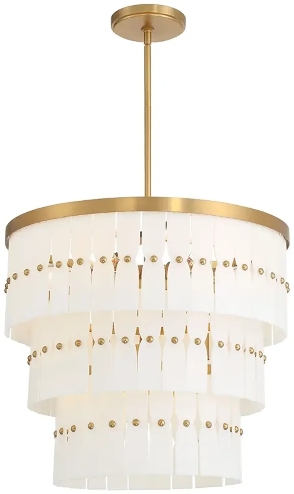 Minka-Lavery Coronelle 9-Light 26-in Legacy Brass Indoor Pendant