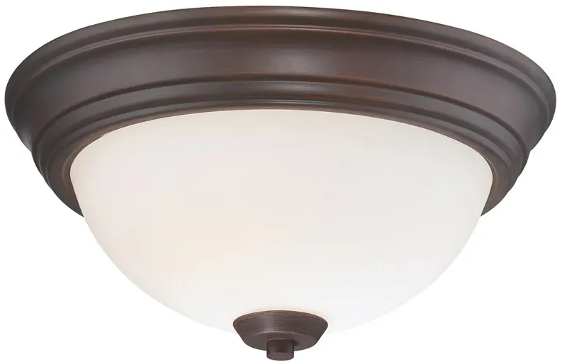 Minka-Lavery Overland Park 2-Light Vintage Bronze Flush Mount