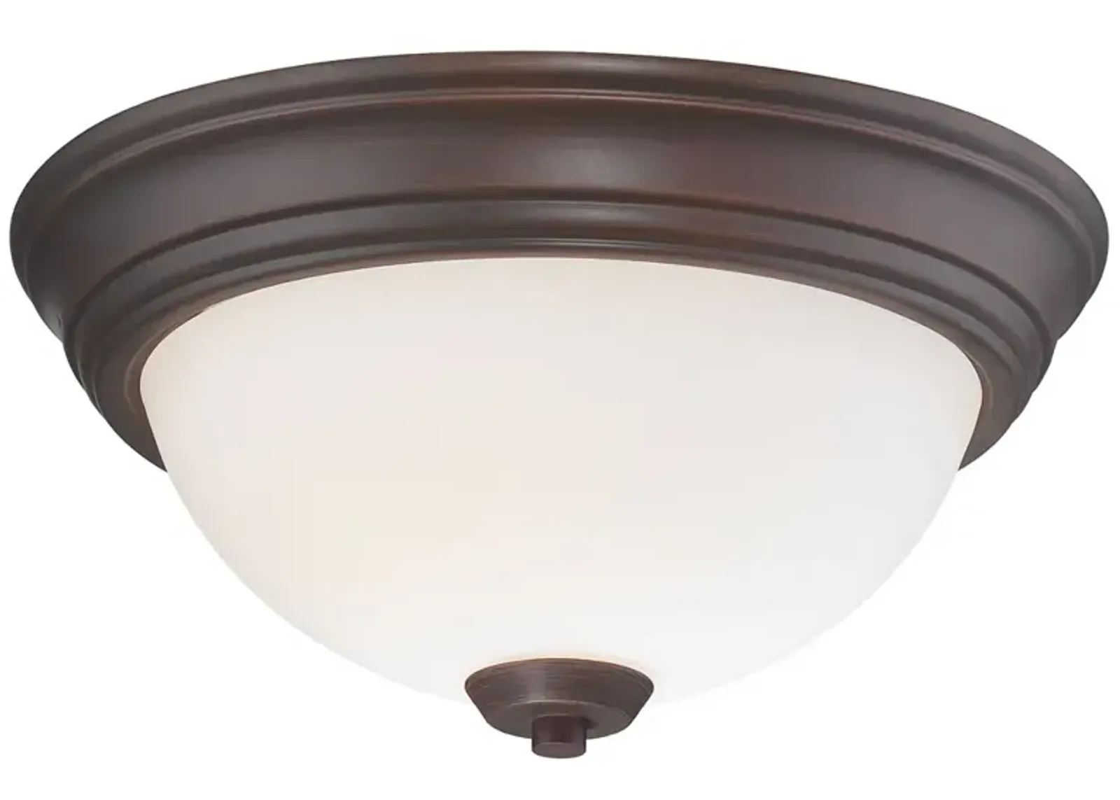 Minka-Lavery Overland Park 2-Light Vintage Bronze Flush Mount