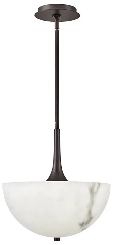 Hinkley Inez 14" Wide Black Oxide Pendant Light