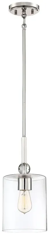 Minka-Lavery Studio 5 1-LIght Polished Nickel Mini Pendant