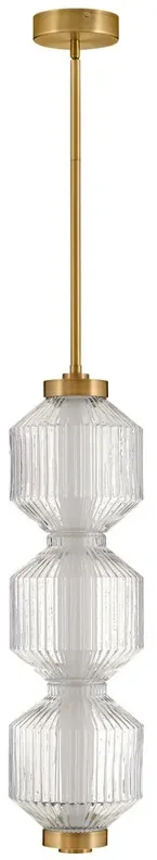 Hinkley - Pendant Reign Medium LED Convertible Pendant- Lacquered Brass